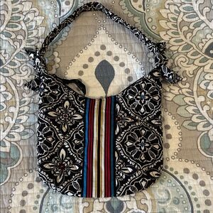 Vera Bradley Olivia Small Shoulder Hobo Bag in Barcelona Print- retired